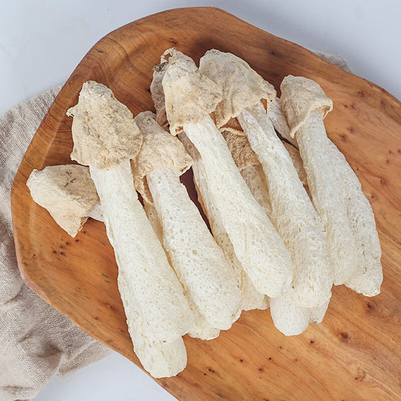 禾澹仆味竹荪干货类煲汤食材新鲜菌菇竹笙菇蕾