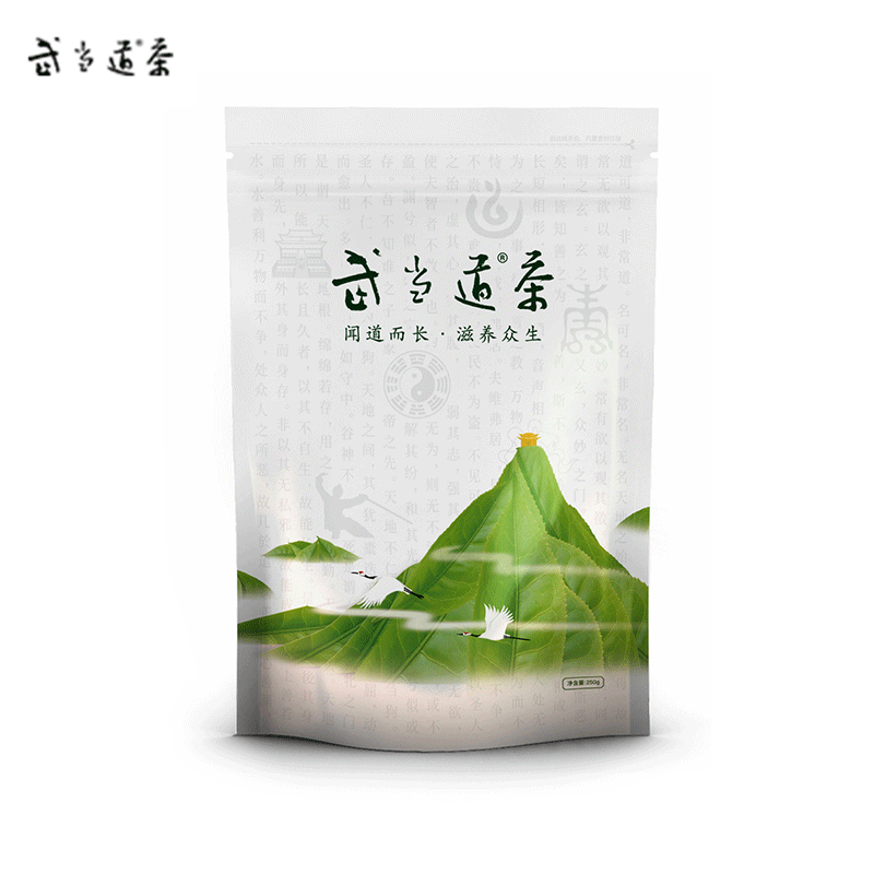 武当道茶 2023年新茶普茶嫩叶口粮茶高山云雾浓香型绿茶 袋装250g（新）