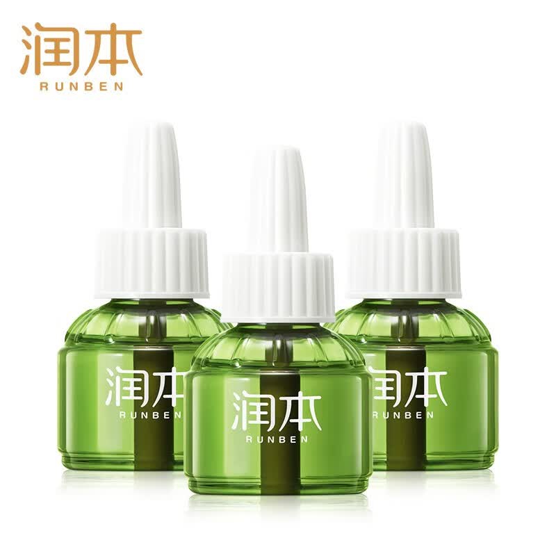 润本蚊香液无烟无味宝宝婴儿童锁器电蚊香专用补充液防蚊液驱蚊液 【回购优选】无味3瓶液(无器)