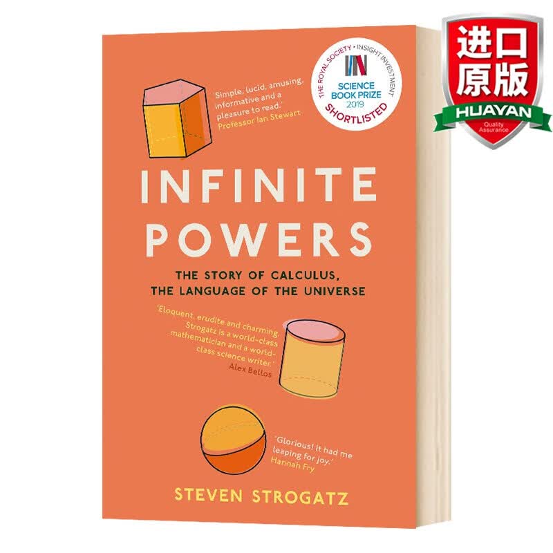 英文原版 无穷的力量 微积分揭示宇宙的秘密 Infinite Powers 史蒂夫 斯托加茨
