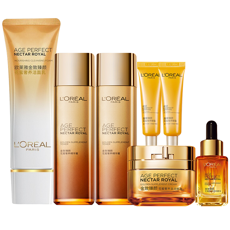 ���ڲ�����ŷ���ţ�LOREAL�����۽�ԭˮ����װ��������С�۹޿��廯ױ����Ʒϴ����ȫ������� 7������ ��װ(�����Ƽ�)