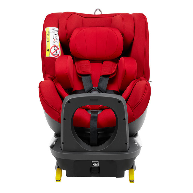 AVOVAAVOVA德国进口车载儿童安全座椅汽车用婴儿0-4岁360度旋转斯博贝 枫叶红