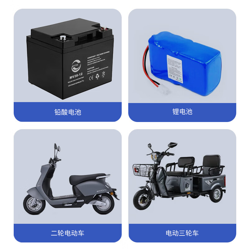公牛王(BULL RUN)电动车充电保护器自动断电86型明装智能插座电动自行车满电防过充 明装-雅白节能防过充