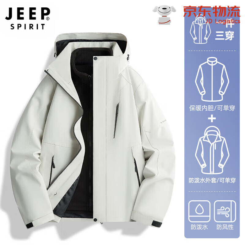 ���ڲ�����JEEP SPIRIT���ճ��п��·���Ů����һ��ˮ���޴��ﶬ�����»����ɽ������ ������-ץ���ڵ�����Ůͬ� 3XL