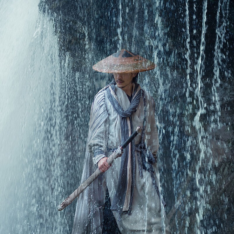 汉服男武侠剑客古风cos服黑衣人刺客杀手影视剧古装男浪子大侠演出