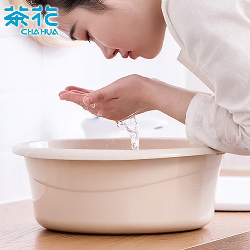 茶花 塑料盆 中号洗脸盆洗衣服内裤盆宝宝儿童洗脚盆通用盆怎么看?