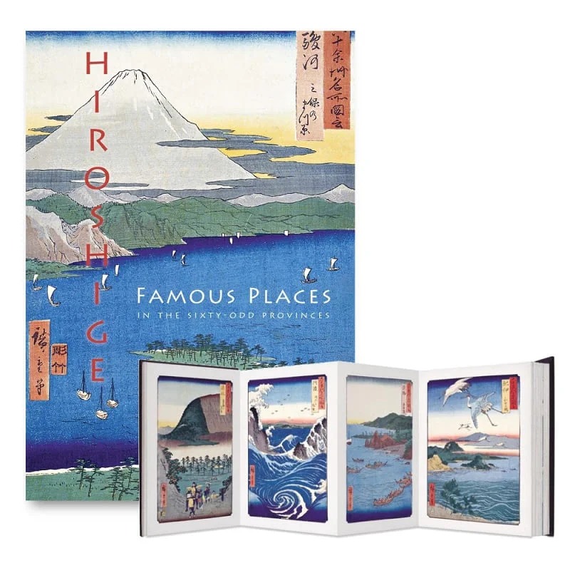 现货 英文原版 Hiroshige 安藤广重 六十余州名所图会 风琴折精美装帧