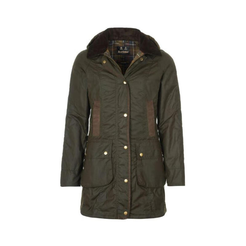 barbour 女士夹克 红色