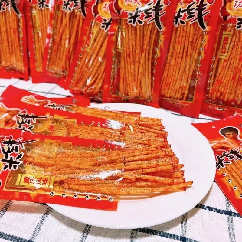隽颜堂可比香辣条功夫米线儿时香辣味8090后麻辣童年怀旧校园零食小吃
