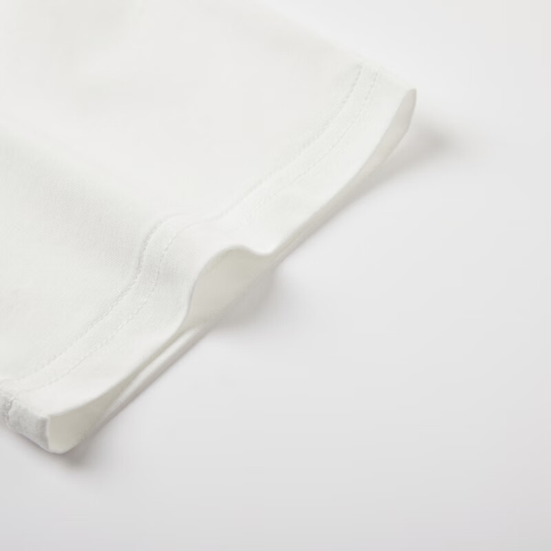 马骑顿(MQD)MQD男大童夏季新品潮酷休闲卡通基础百搭短袖T恤 本白 130 cm