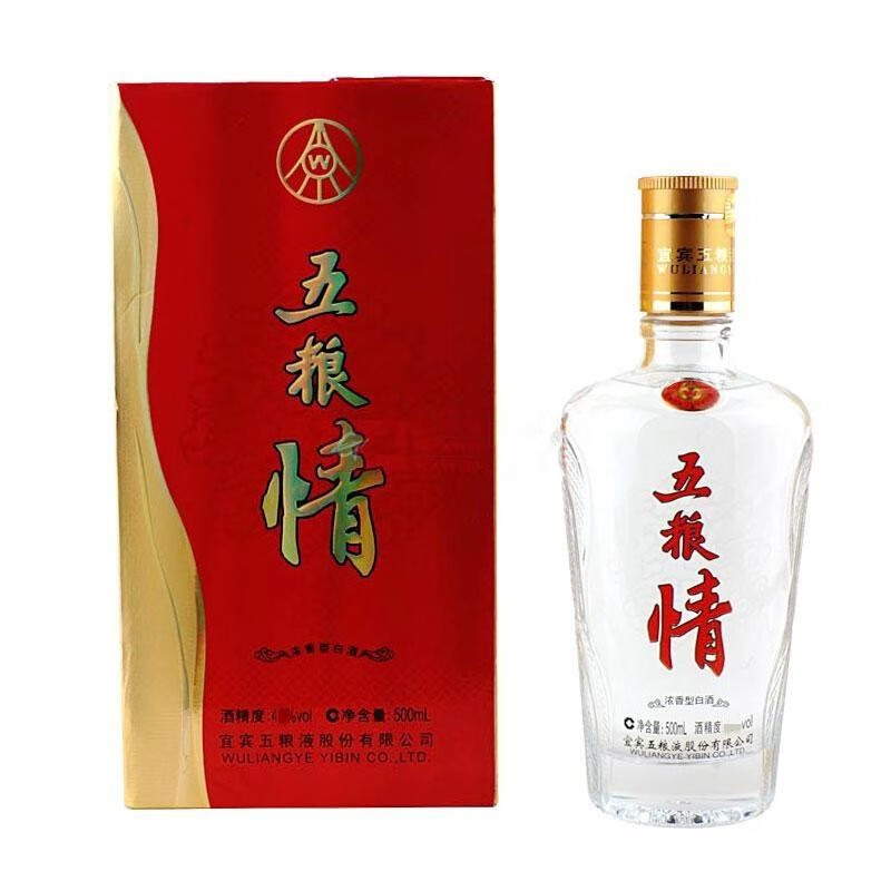 五粮液2011-2012年产五粮液股份出品 五粮情52度浓香型高度礼盒装白酒