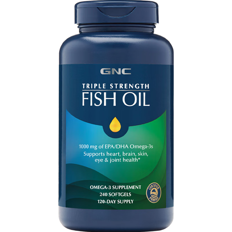 GNC����ϲ ���������omega-3������ DHA EPA 240�� 95Ԫ/������285Ԫ��