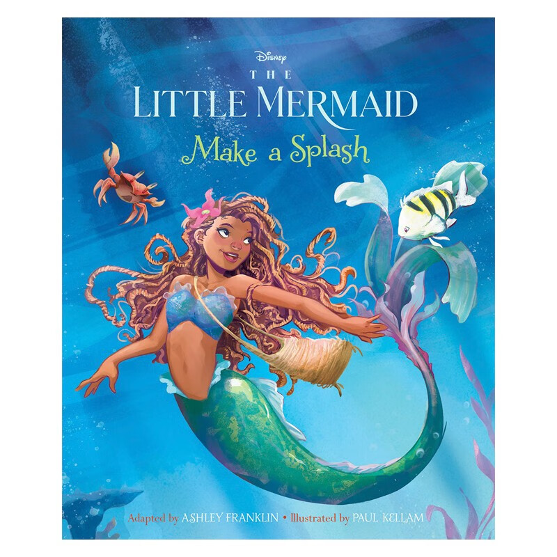 进口原版 英文儿童绘本 迪士尼 ip系列 儿童故事书 善本图书 小美人鱼