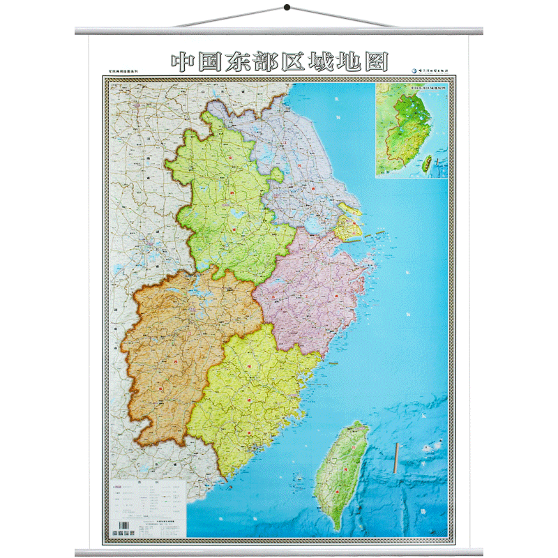 中国东部区域地图 1.