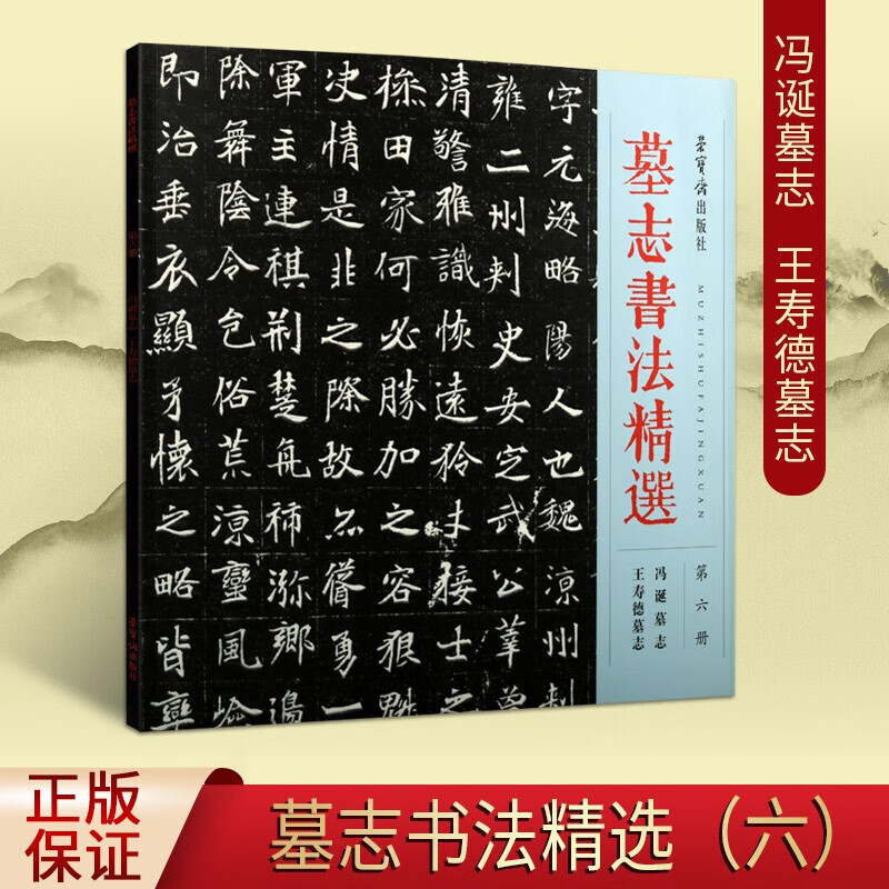 墓志书法精选 冯诞墓志 王寿德墓志  第六册 墓志铭文 墓志拓片赏析