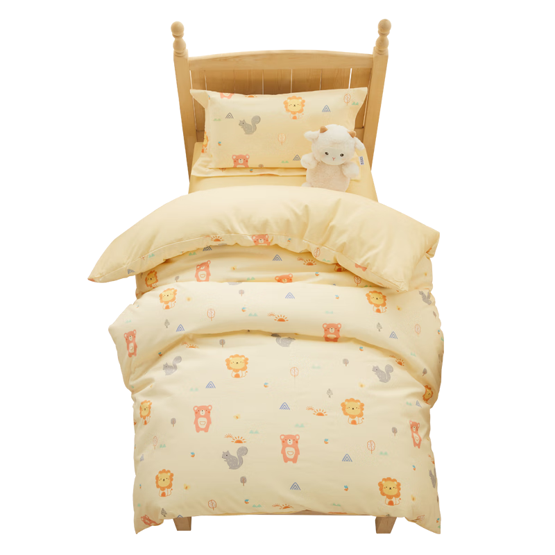 BEYONDHOME BABY博洋母嬰全棉幼兒園被子七件套含芯寶寶入園專(zhuān)用A類(lèi)獅子135*60cm