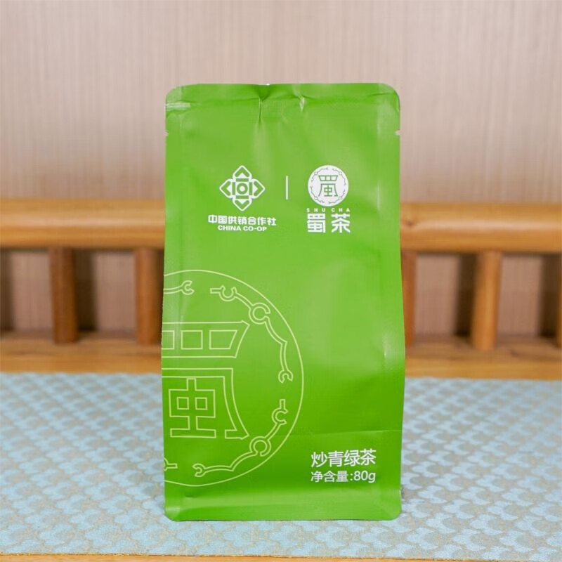 蜀茶【供销社的茶】绿茶绿毛峰 川茶口粮茶办公室用茶