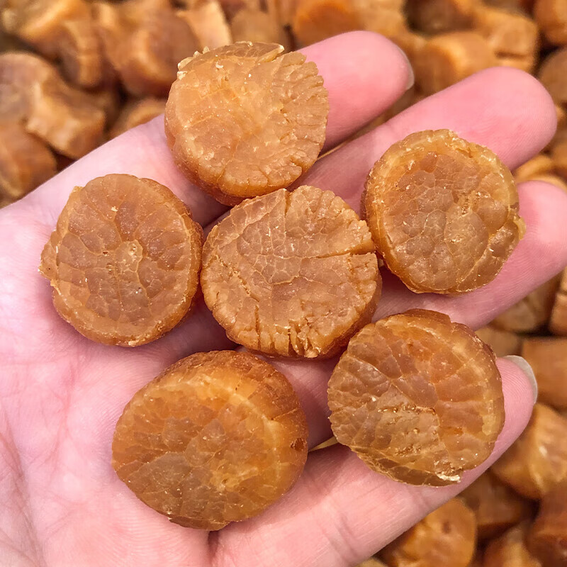 花仙笙(gearss)80头大连元贝瑶柱干贝干货500g礼盒装煲汤粥佛跳墙120