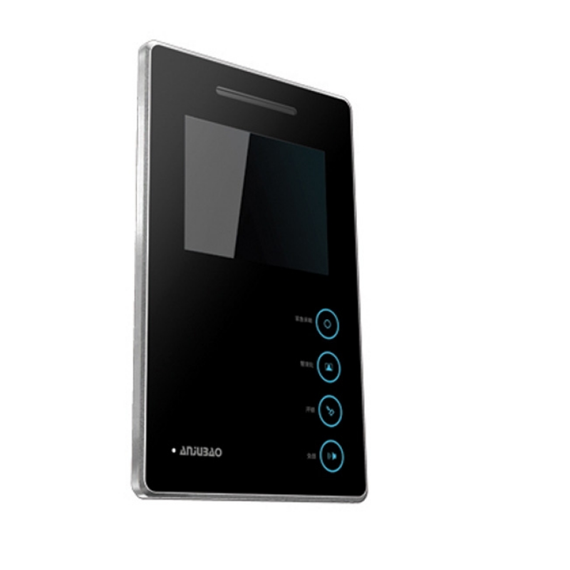安居宝可视对讲分机电话对讲彩色可视ajb-fj11dc ajbfj11dc9b黑色