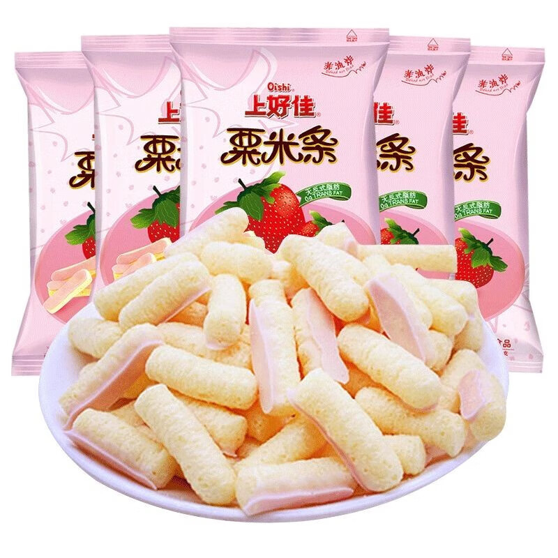 上好佳 零食大礼包 多口味虾条薯片 办公室追剧休闲零食 【粟米条】