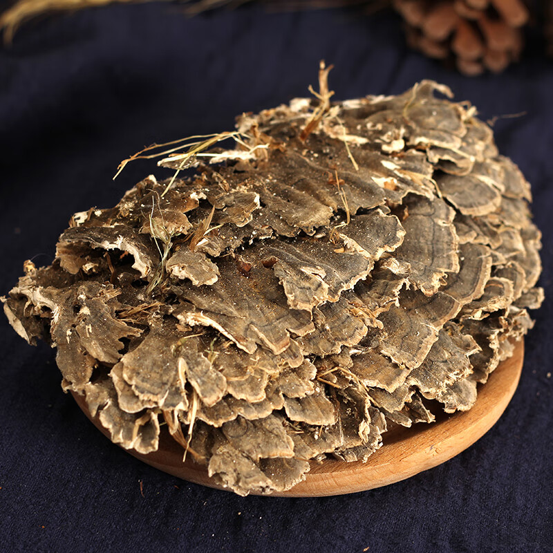 云南云芝 杂色云芝 黄云芝千层蘑 灰芝整枝云灵芝片500克