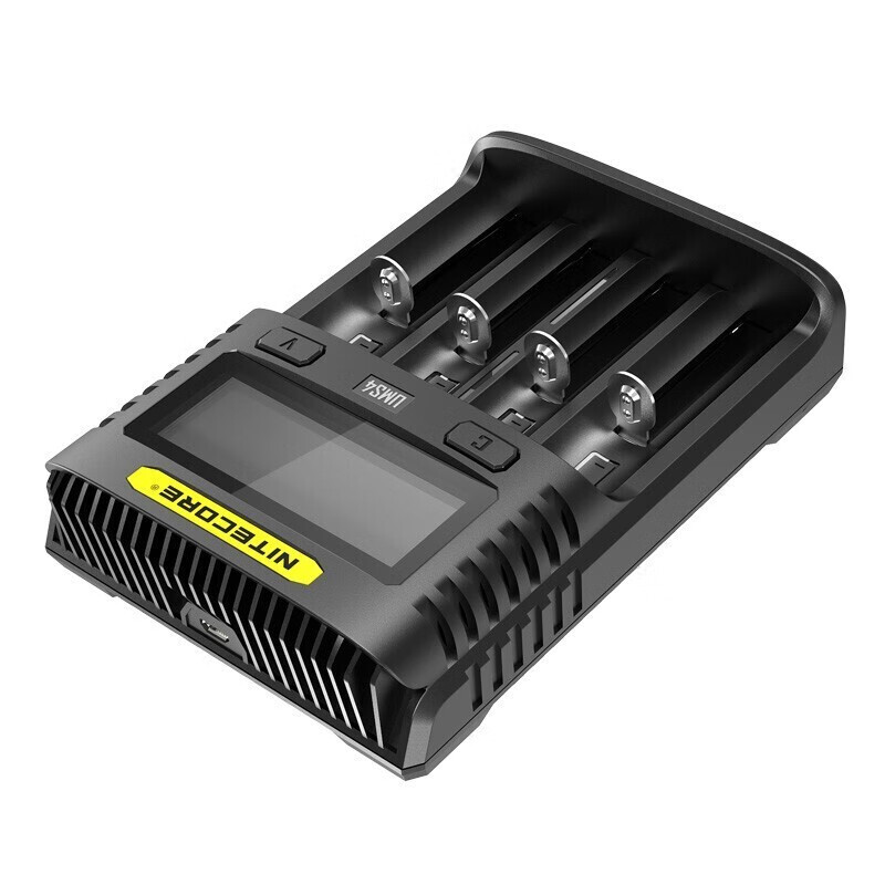 nitecore 奈特科尔 ums4智能四槽usb充电器18650/21700 18w qc快速
