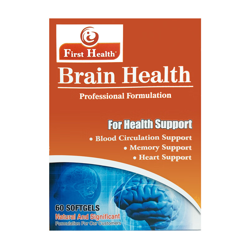 firsthealth头晕脑活素胶囊 舒缓疲劳供血不足德国中老年人脑部 6 部