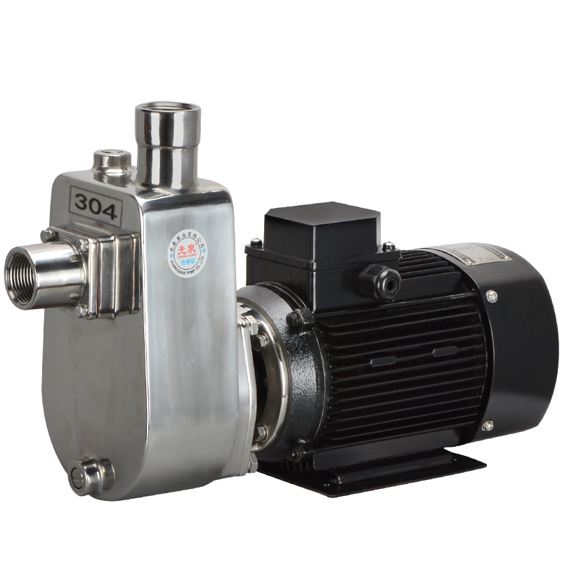 光泉（GUANGQUAN） 日本光泉不銹鋼自吸泵耐腐蝕臥式離心泵304耐酸堿高溫化工抽水泵 25FX-13A(304) 380V