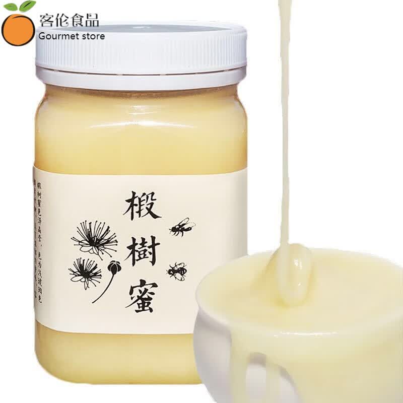 【京选优品】蜂蜜2斤装 野生正宗天然结晶椴树蜜雪蜜白蜜黑龙江伊春