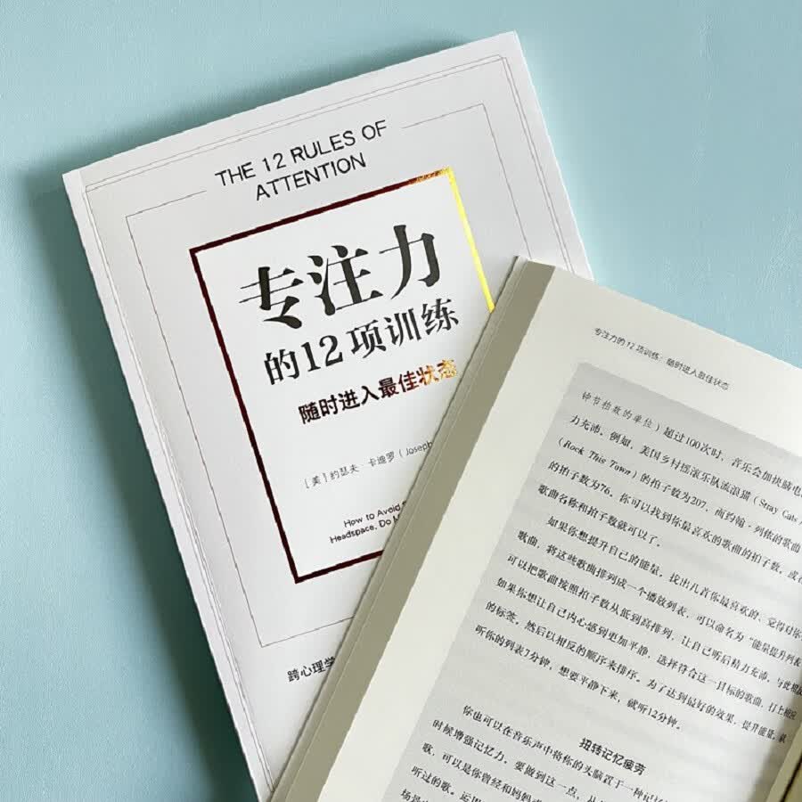 专注力的12项训练：随时进入最佳状态详情图