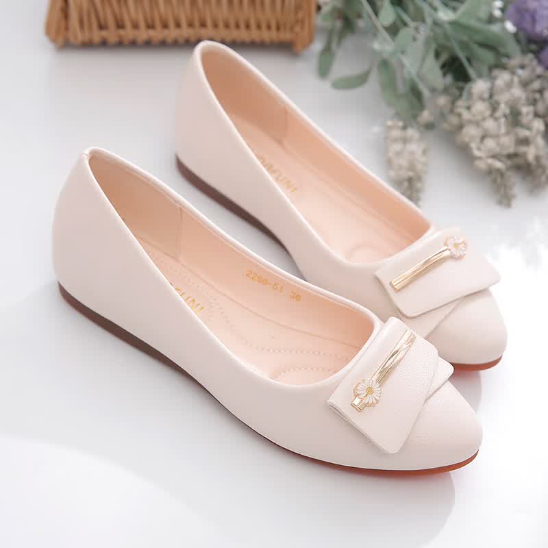 【年末特价】达芙妮女鞋品牌同款平底鞋女2021春夏新款单鞋软底舒适