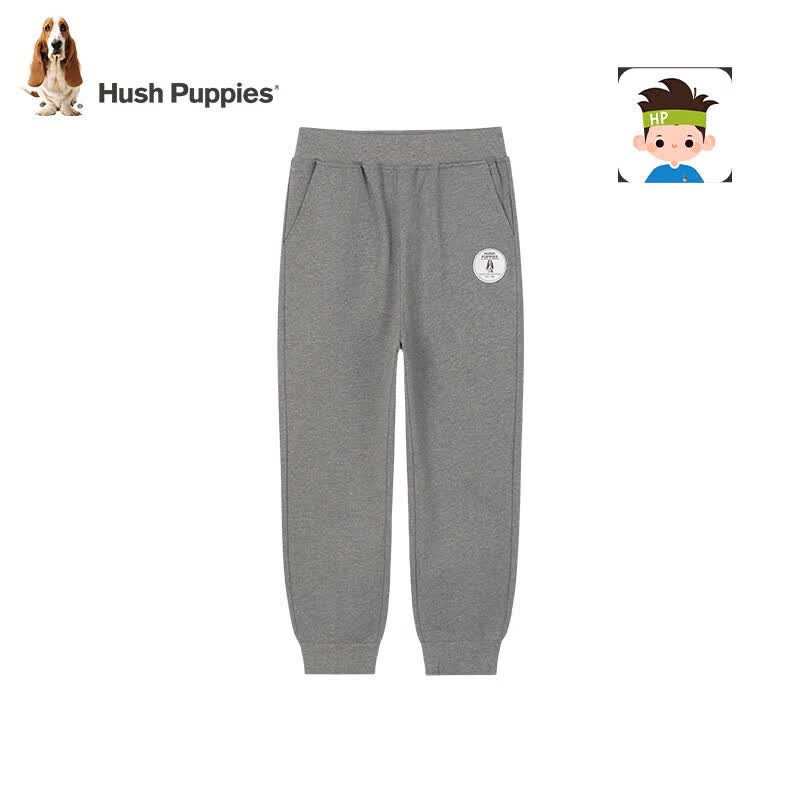 暇步士（Hush Puppies）童装儿童秋装男童裤子2023年秋季新款男大童简约时尚休闲长裤 中花灰 130cm属于什么档次？