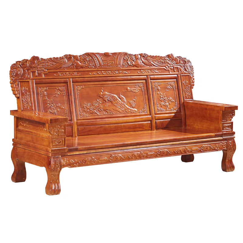 妙普乐 明清仿古雕花沙发 仿古实木沙发组合经济型明清古典家具中式