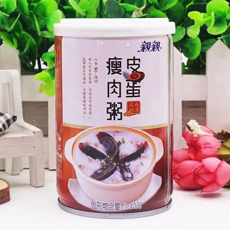 食怀亲亲八宝粥皮蛋肉丝粥 早餐方便营养咸粥菜粥速食粥 280g