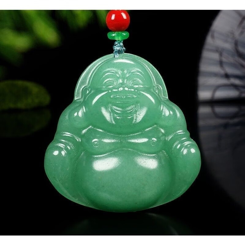 语森忆新疆东陵玉大肚佛吊坠弥勒佛女士玉佛公颜色微差多样性发货