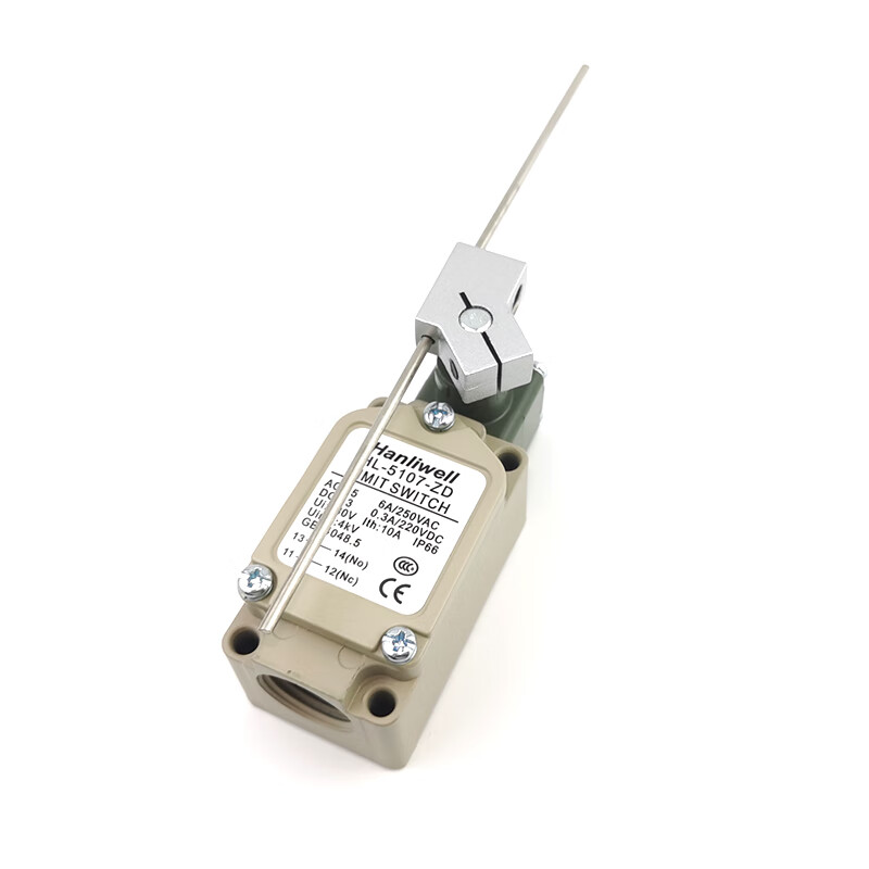 立始hl-5107-zd刮粪机养殖场防水限位行程开关海立可调式棒式摆杆型