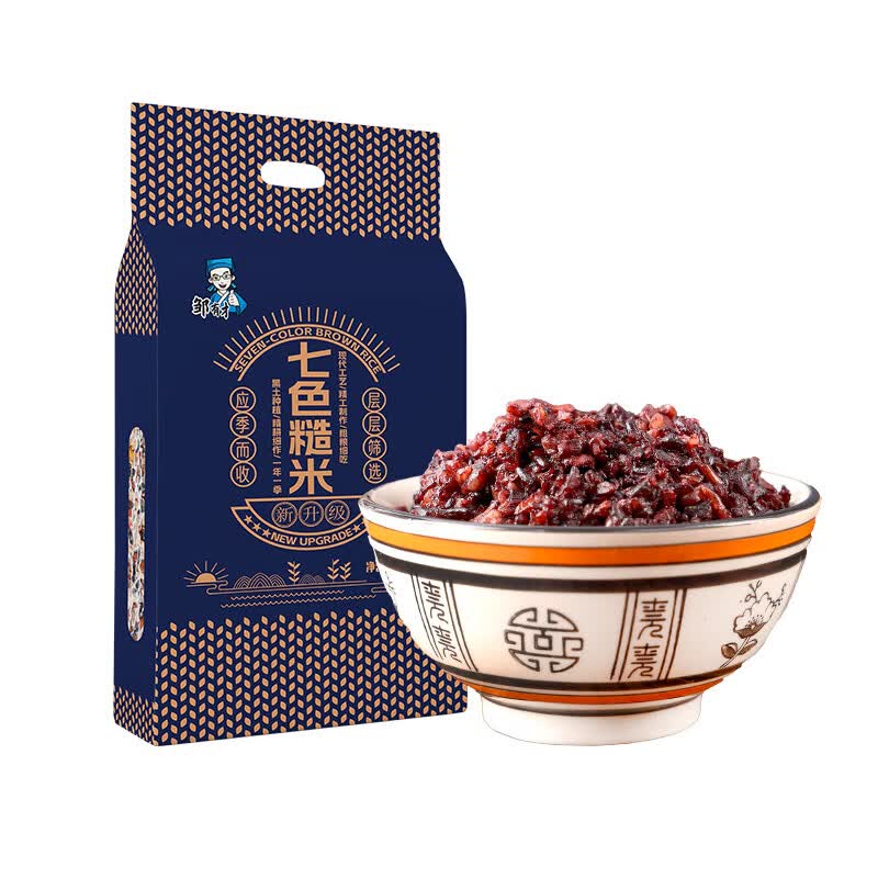 邹有才 七色糙米升级款2.5KG 五谷杂粮粗粮 黑米 紫米 红米 燕麦米怎么样,好用不?