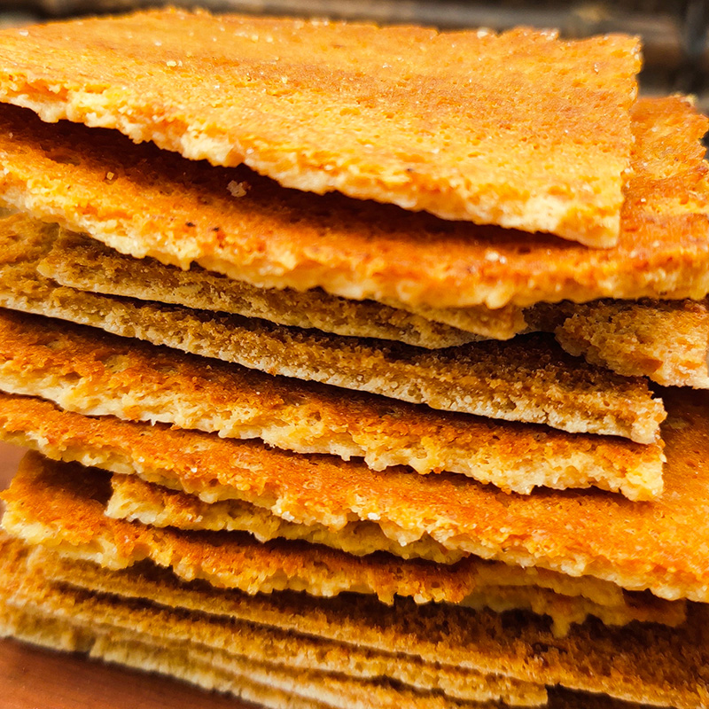 虎钢馋烤奶皮内蒙古特产奶皮子烤奶酪奶锅巴即食奶制品小零食奶酪干