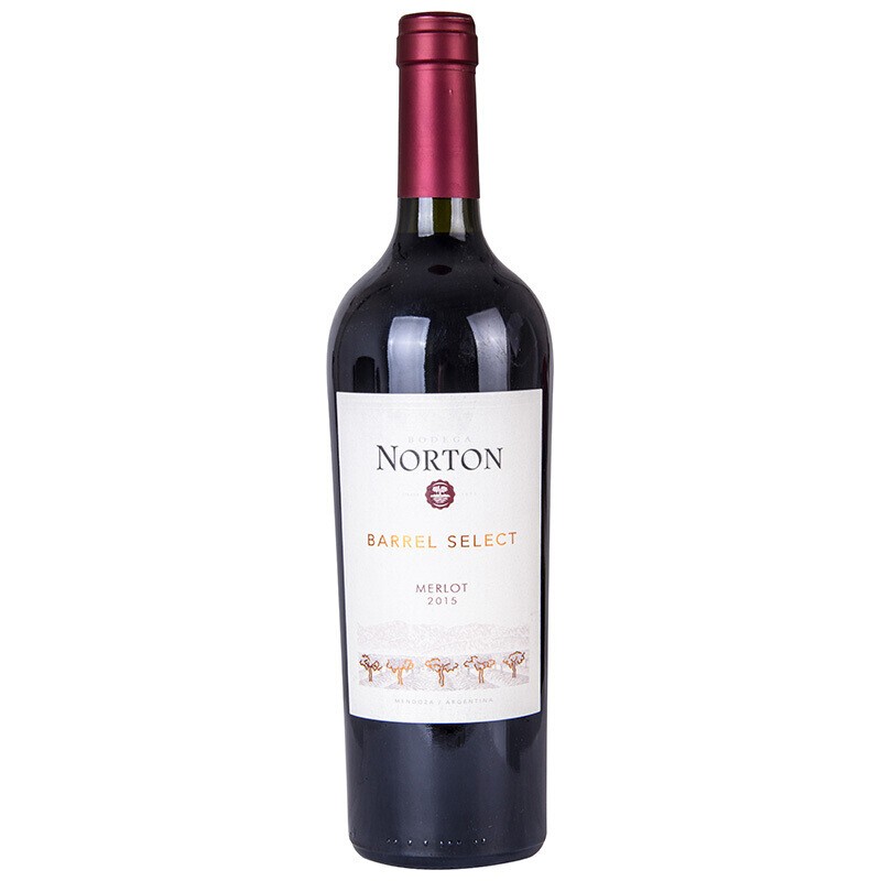 诺藤庄园（NORTON）诺藤（原诺顿）庄园 干红葡萄酒750ml 阿根廷原装进口红酒 橡木桶梅洛干红葡萄酒