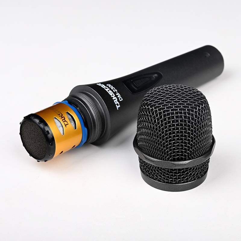 得胜(TAKSTAR)DM2300二代专业有线动圈麦克风直播K歌KTV唱歌音响调音台功放专用手持舞台演出主持户外OK家用话筒 得胜DM-2300 直线版 二代
