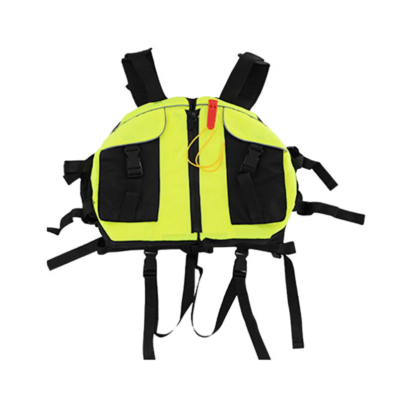 松叶森林 甲壳虫式救生衣大浮力可印logo 均码 黄色 件 1820008