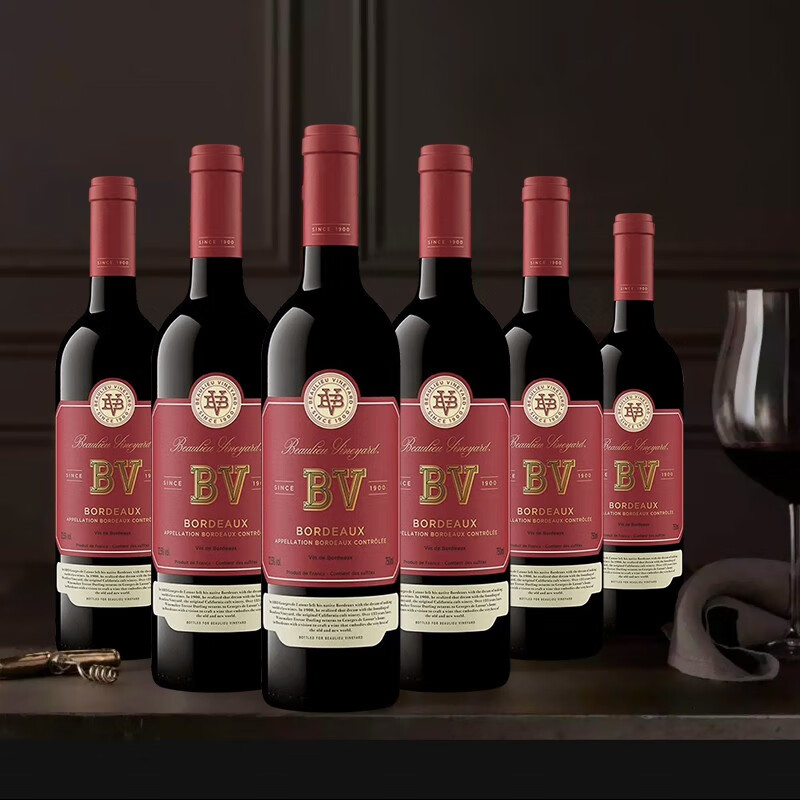 舒特家族BV璞立酒庄创始之源波尔多干红葡萄酒进口红酒 年份包装随机 六支装 750ml*6