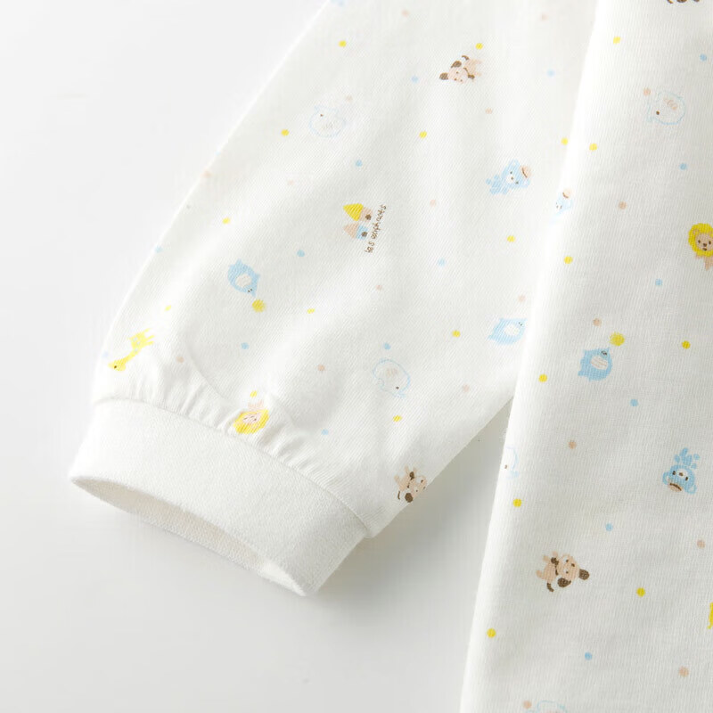 丽婴房（Les enphants）丽婴房儿童A类纯棉内衣套装男童女童夏季睡衣打底长袖空调家居服 奇想天蓝 140 CM/10岁