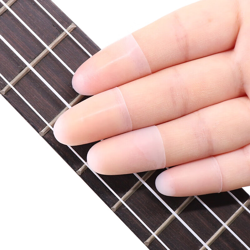 青歌zt03吉他指套防痛左手指尖手指保护套按弦尤克里里配件左手指套