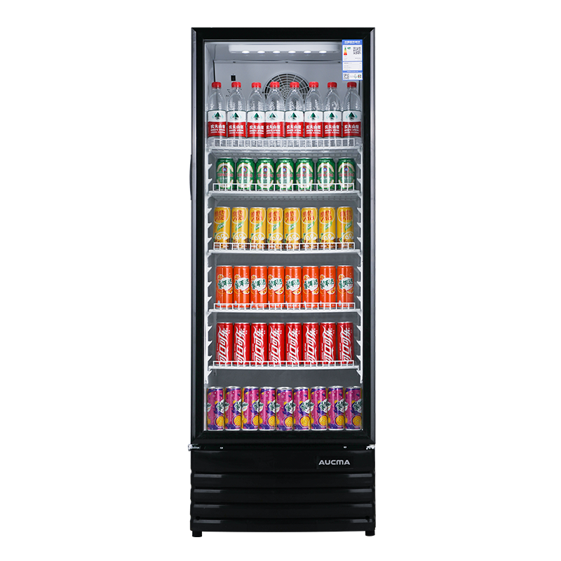 澳柯玛（AUCMA）冷藏展示柜 立式保鲜柜商用冰箱饮料冷柜啤酒柜 超市冰柜冷饮陈列柜单门大容量 315升丨一级能效丨SC-315NE10044047183979