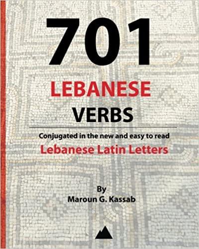 预订 701 lebanese verbs