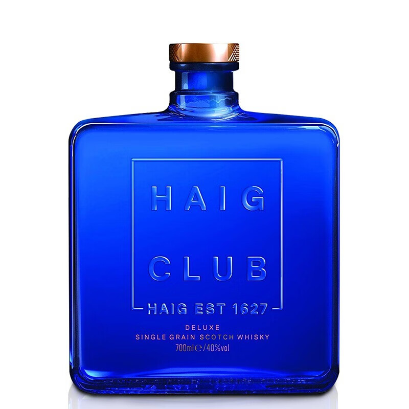 翰格蓝爵 haig club 单一谷物威士忌洋酒 帝亚吉欧 翰格蓝爵700ml1瓶