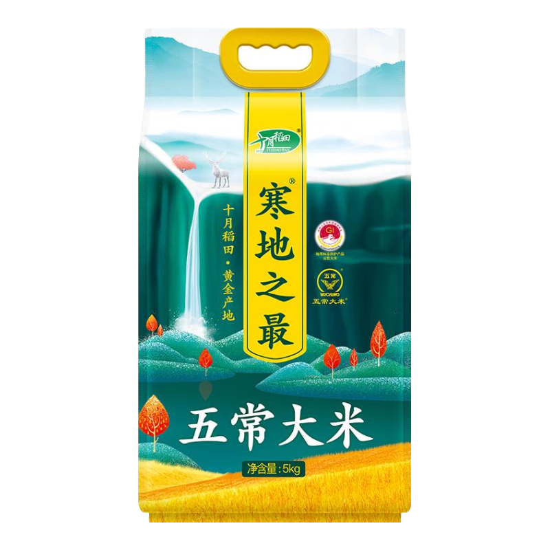 十月稻田 2024年新米 寒地之最 五常大米 10斤（东北大米 香米 十斤）