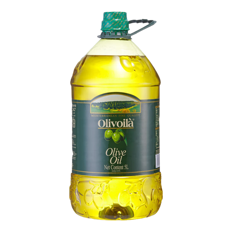 欧丽薇兰 Olivoila 食用油 橄榄油 压榨纯正橄榄油5L 