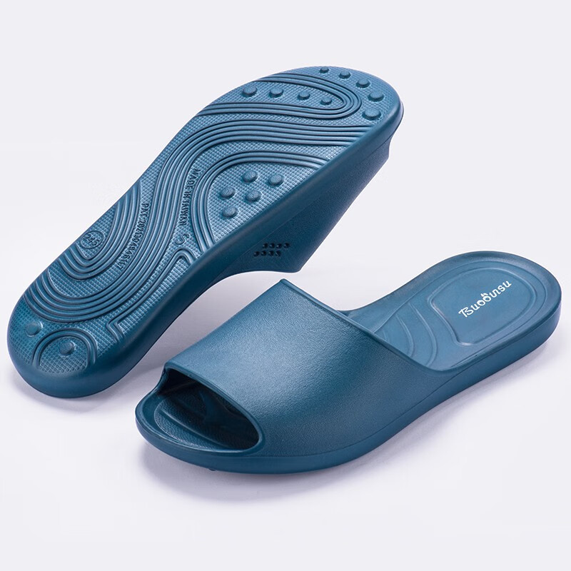 步术buoounsu中国台湾进口拖鞋女软底弹力时尚居家防滑轻便静音b22款